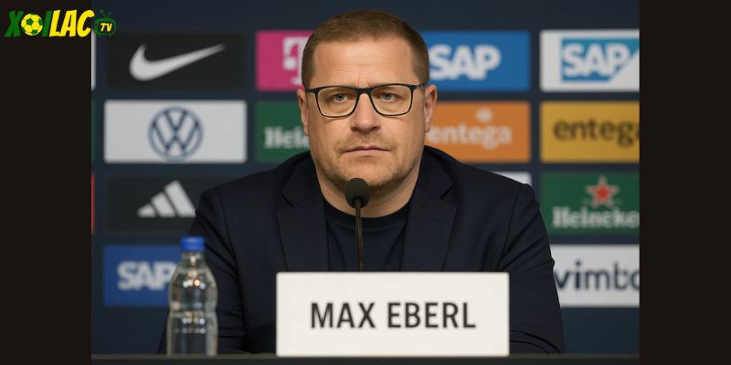 Max Eberl, nhân tố quan trọng trong chiến lược giúp Bayern Munich vô địch.