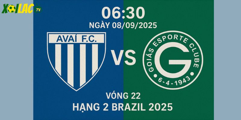 Avai vs Goias lúc 06h30 ngày 08/09/2025