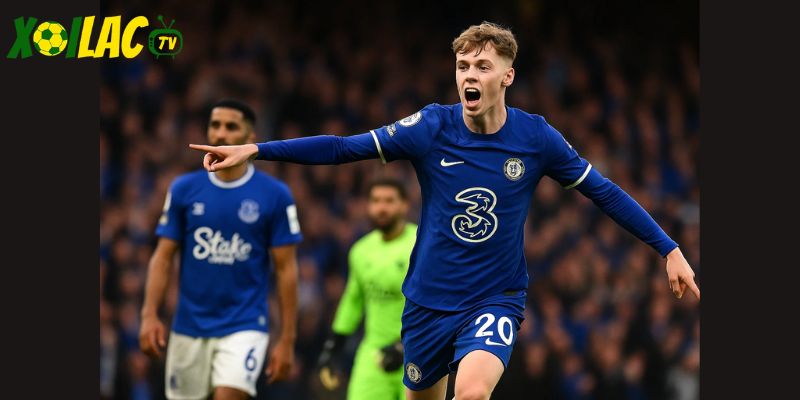 Cole Palmer sút xa mở tỷ số trong chiến thắng 4-1 trước Everton, sẵn sàng cho Chelsea vs Brighton
