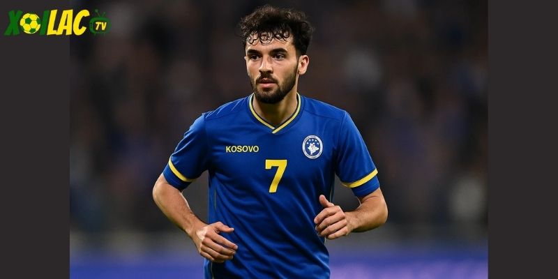 Zhegrova là mũi nhọn trong trận Thụy Sĩ vs Kosovo.